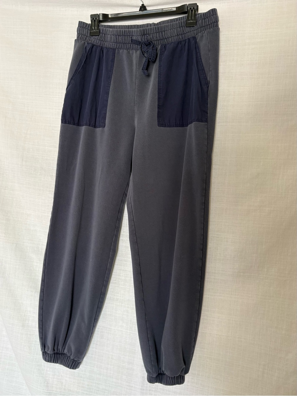 The Softest French Terry Mixed-Media Jogger - Midnight Size Large